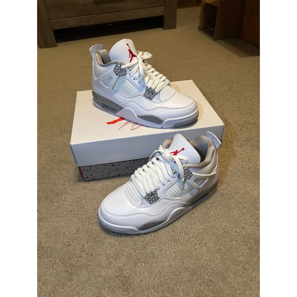 Jordan 4 retro White Oreo 2021 DS Tech Grey/ White/ Black